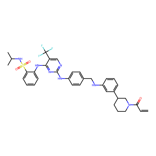 Chemical structure of BindingDB Monomer ID 733696