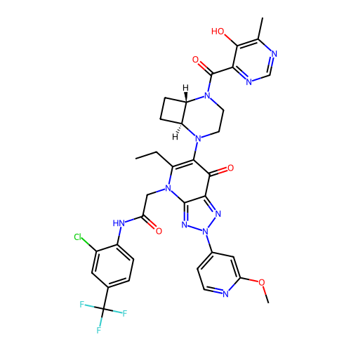 Chemical structure of BindingDB Monomer ID 734769
