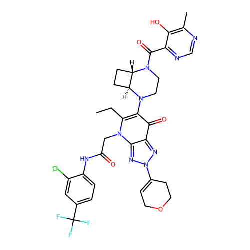 Chemical structure of BindingDB Monomer ID 734783