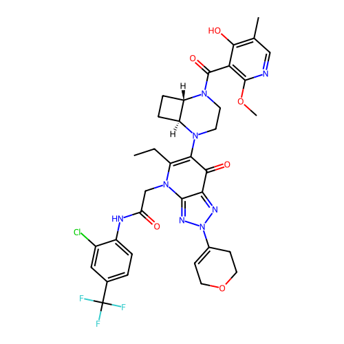 Chemical structure of BindingDB Monomer ID 734786