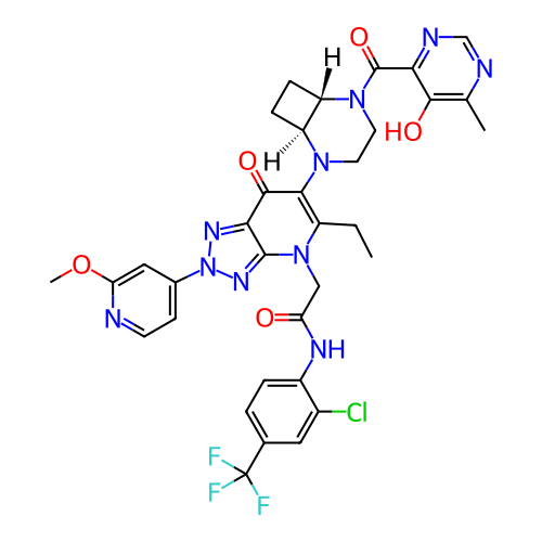 Chemical structure of BindingDB Monomer ID 734818