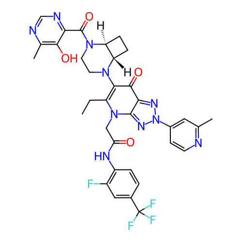 Chemical structure of BindingDB Monomer ID 734822