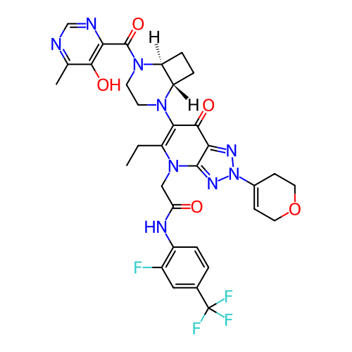 Chemical structure of BindingDB Monomer ID 734836