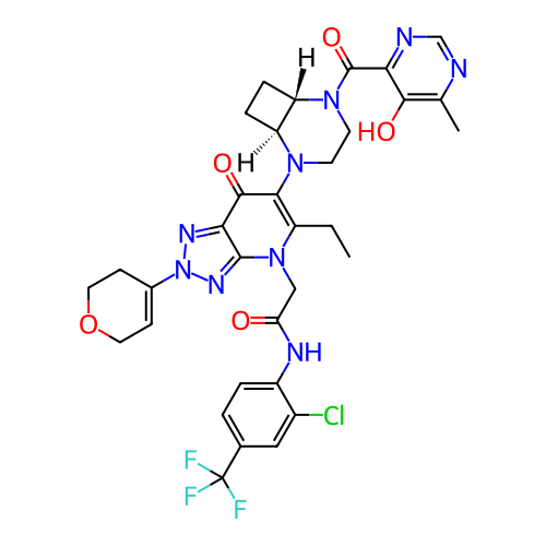 Chemical structure of BindingDB Monomer ID 734848