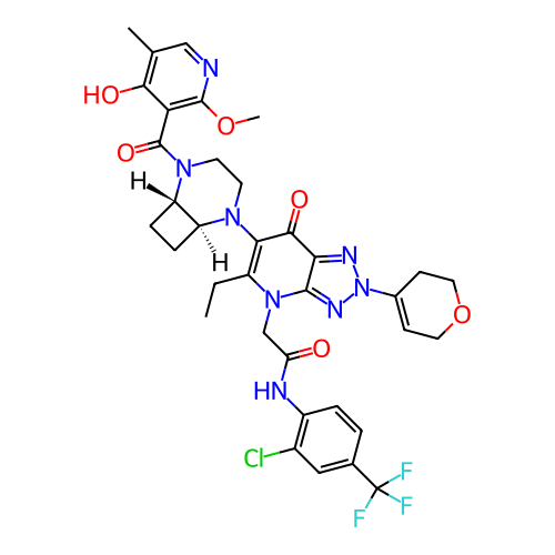 Chemical structure of BindingDB Monomer ID 734854