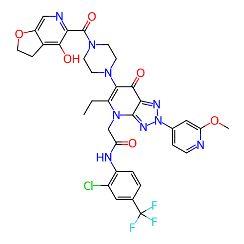Chemical structure of BindingDB Monomer ID 734915