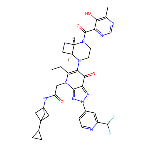 Chemical structure of BindingDB Monomer ID 734945