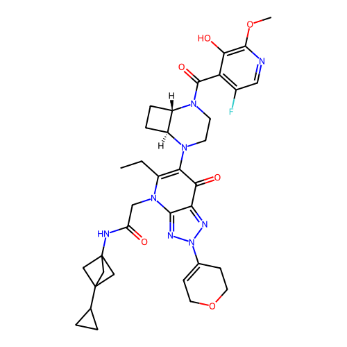 Chemical structure of BindingDB Monomer ID 734946