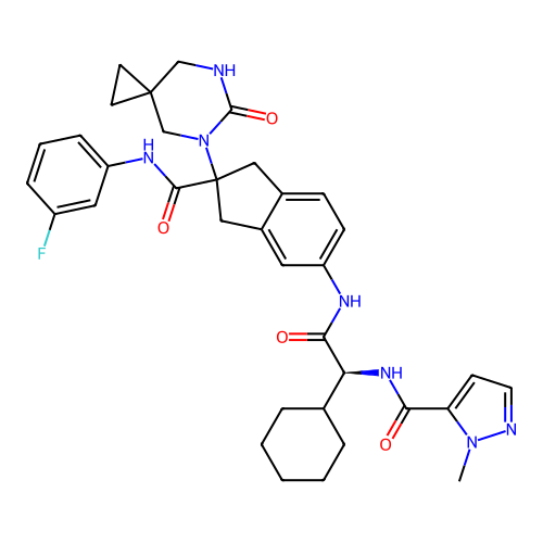 Chemical structure of BindingDB Monomer ID 740176