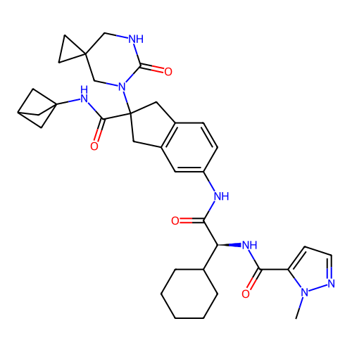 Chemical structure of BindingDB Monomer ID 740190