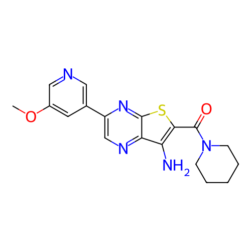 Chemical structure of BindingDB Monomer ID 740676