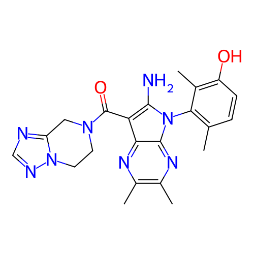 Chemical structure of BindingDB Monomer ID 743575