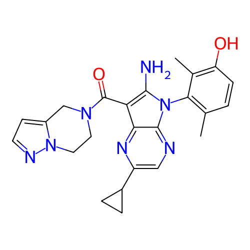 Chemical structure of BindingDB Monomer ID 743606