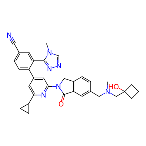 Chemical structure of BindingDB Monomer ID 747629