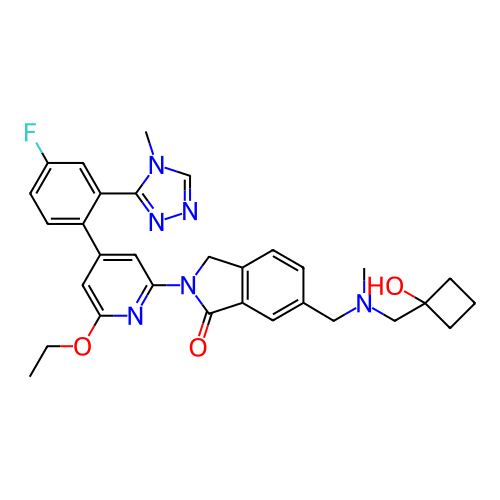 Chemical structure of BindingDB Monomer ID 747644