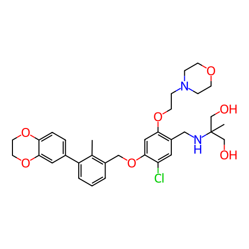 Chemical structure of BindingDB Monomer ID 758344