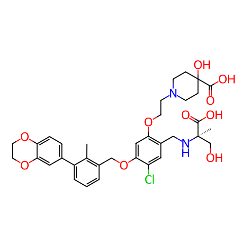 Chemical structure of BindingDB Monomer ID 758360