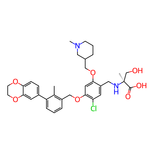 Chemical structure of BindingDB Monomer ID 758369