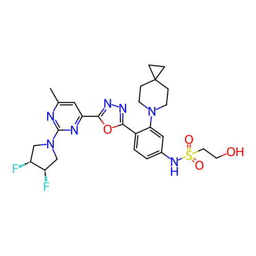 Chemical structure of BindingDB Monomer ID 762901