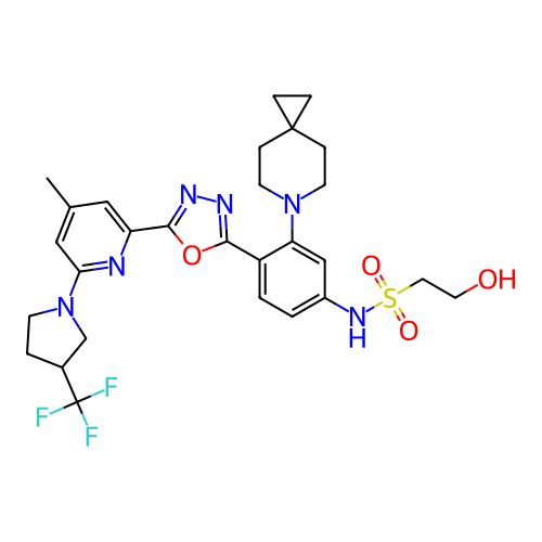 Chemical structure of BindingDB Monomer ID 762905