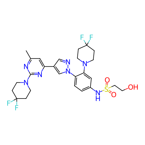 Chemical structure of BindingDB Monomer ID 762907