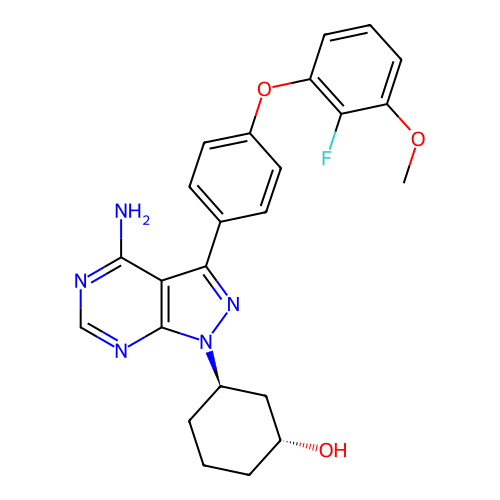 Chemical structure of BindingDB Monomer ID 764309