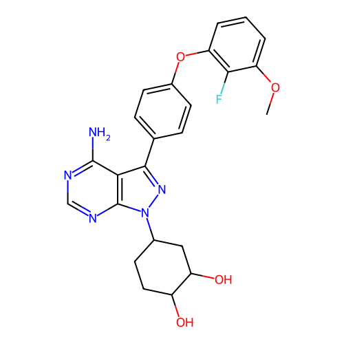 Chemical structure of BindingDB Monomer ID 764315
