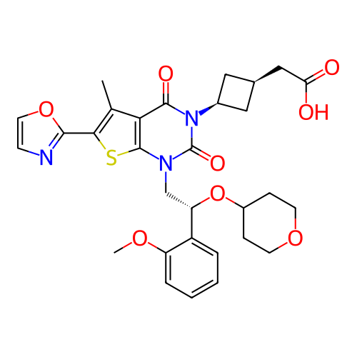 Chemical structure of BindingDB Monomer ID 764326
