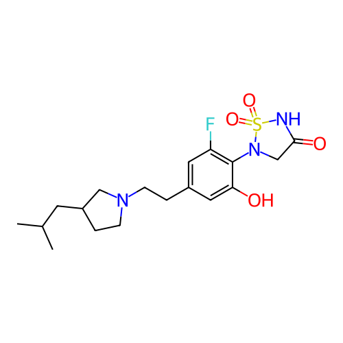 Chemical structure of BindingDB Monomer ID 764752