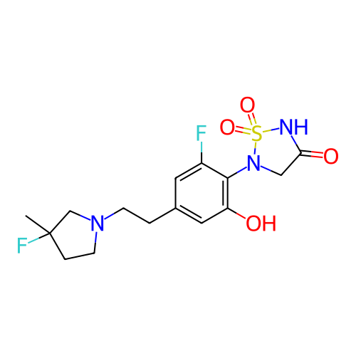Chemical structure of BindingDB Monomer ID 764773