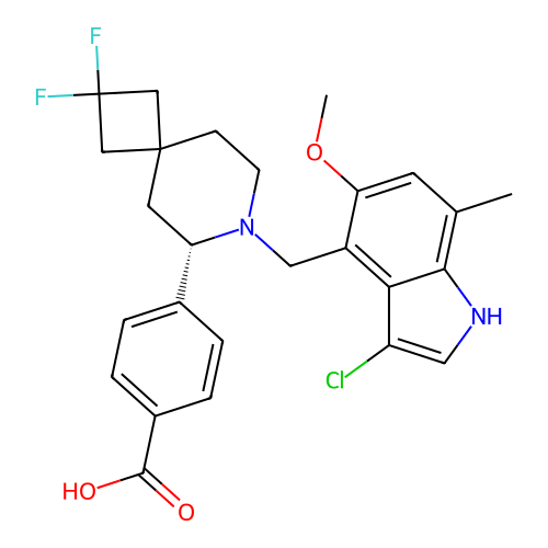 Chemical structure of BindingDB Monomer ID 772105