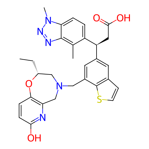 Chemical structure of BindingDB Monomer ID 773610