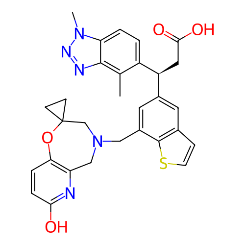 Chemical structure of BindingDB Monomer ID 773612