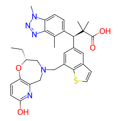 Chemical structure of BindingDB Monomer ID 773620