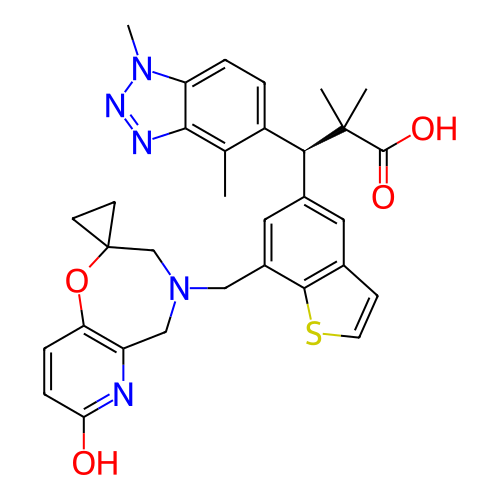 Chemical structure of BindingDB Monomer ID 773622