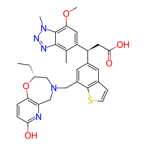 Chemical structure of BindingDB Monomer ID 773631