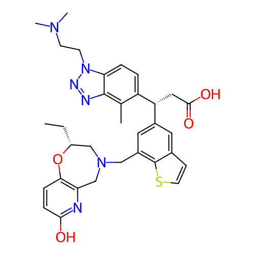Chemical structure of BindingDB Monomer ID 773634