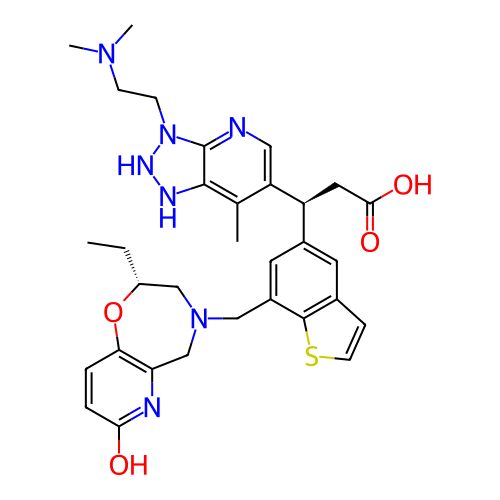 Chemical structure of BindingDB Monomer ID 773635