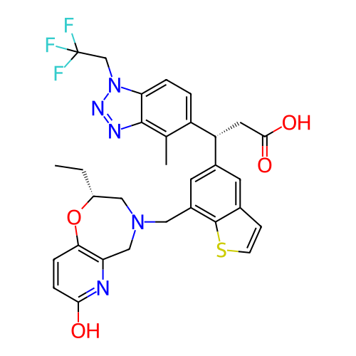 Chemical structure of BindingDB Monomer ID 773637