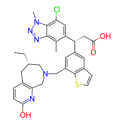 Chemical structure of BindingDB Monomer ID 773640