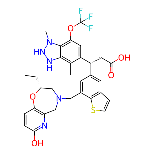 Chemical structure of BindingDB Monomer ID 773650