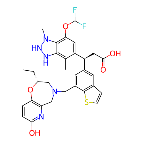 Chemical structure of BindingDB Monomer ID 773653