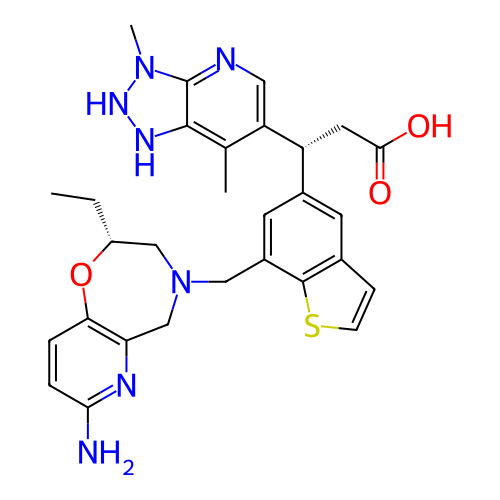 Chemical structure of BindingDB Monomer ID 773676
