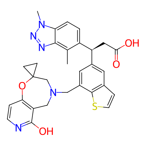 Chemical structure of BindingDB Monomer ID 773691