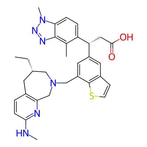 Chemical structure of BindingDB Monomer ID 773692
