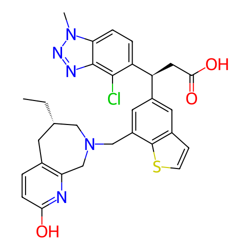 Chemical structure of BindingDB Monomer ID 773693