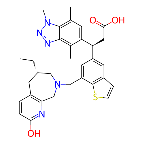 Chemical structure of BindingDB Monomer ID 773695
