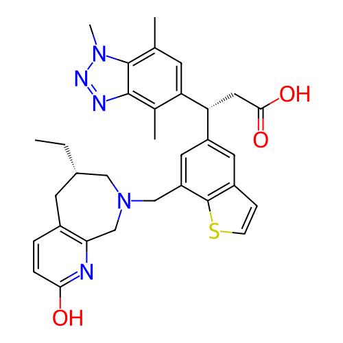 Chemical structure of BindingDB Monomer ID 773696
