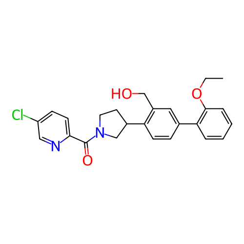 Chemical structure of BindingDB Monomer ID 776195