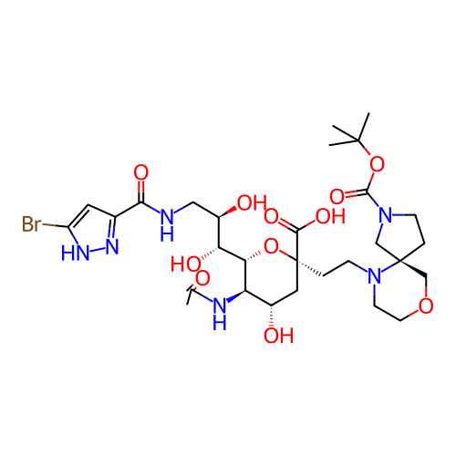 Chemical structure of BindingDB Monomer ID 778275